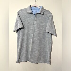 Tailorbyrd Collection polo men’s‎ L collared gray short sleeve lightweight golf